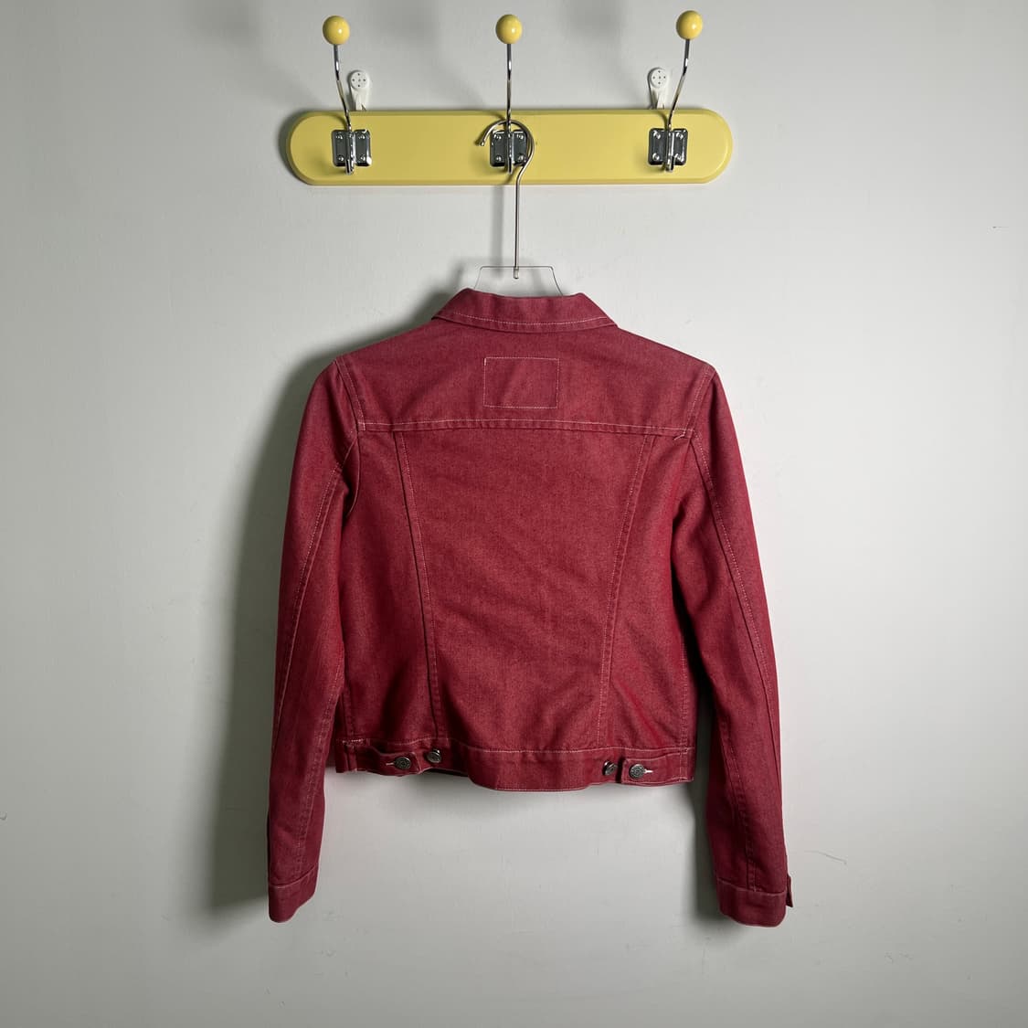 막스앤코 레드 데님 코튼 트러커 자켓 38 상품이미지2