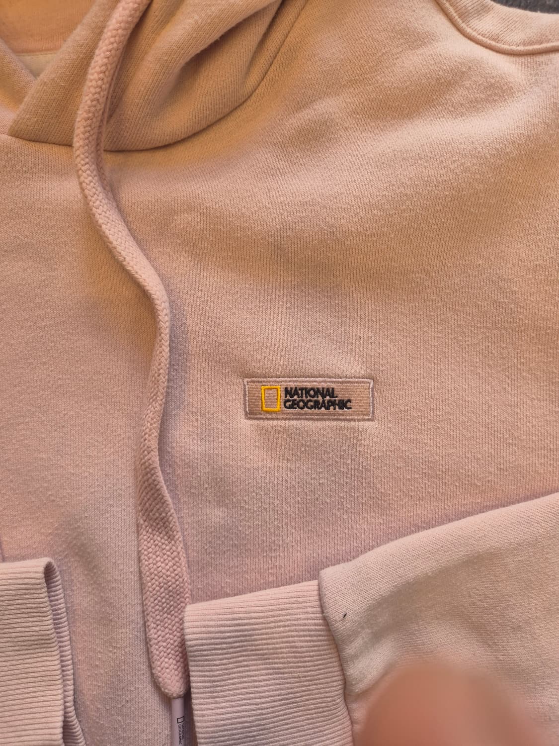 내셔널지오그래픽 핑크 후드티 S 상품이미지2