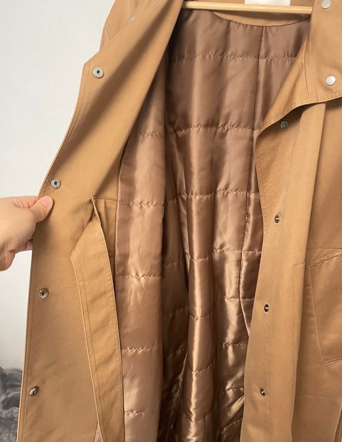 한섬 SJSJ 베이지 트렌치코트 88(L) 상품이미지6