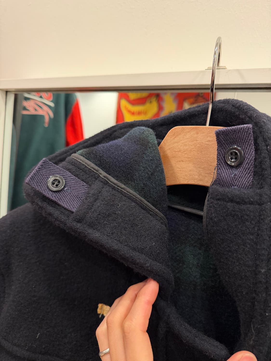 Abahouse 빈티지 울 더플 코트 (made in Japan) 상품이미지9