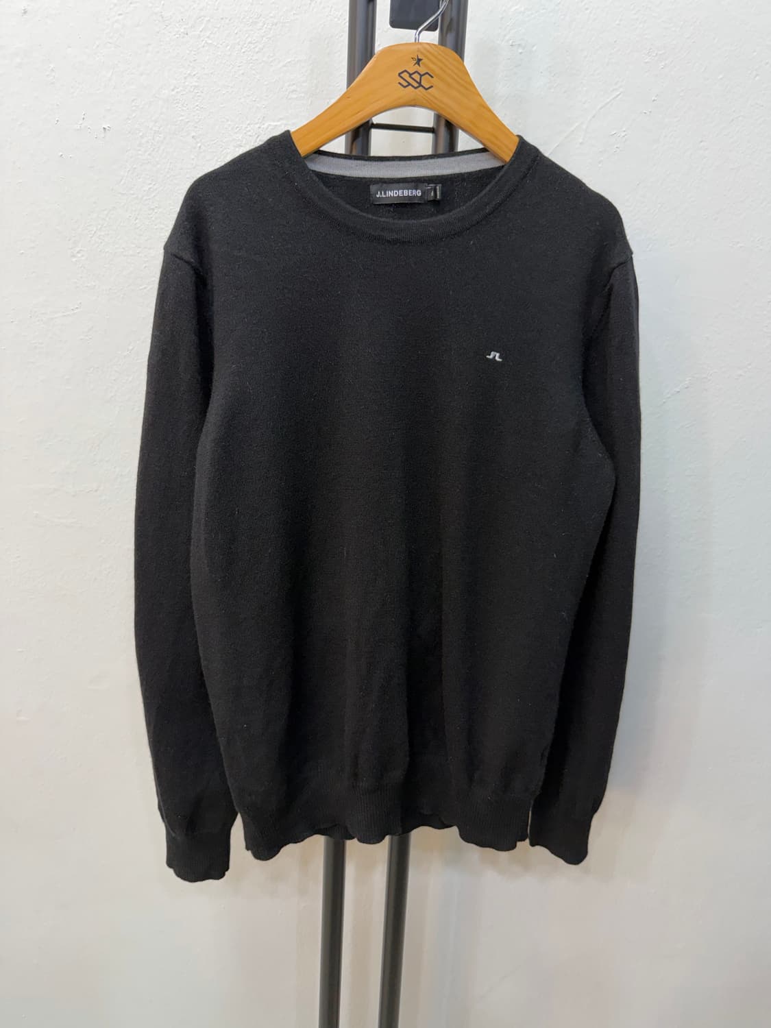 정품) 제이린드버그 남성 블랙 니트 스웨터 XL 상품이미지1