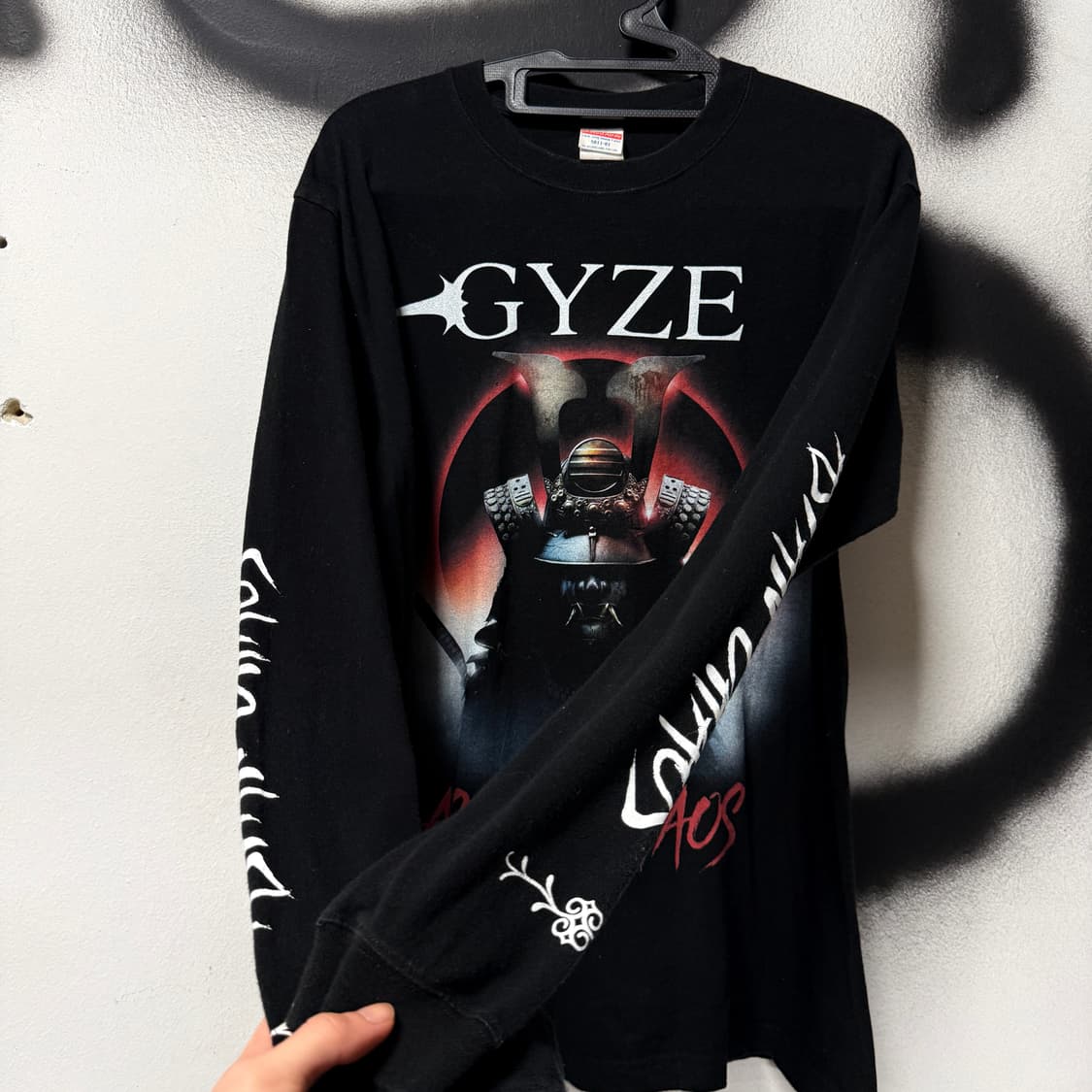 United Athle Gyze 아시안 카오스 풀 프린팅 펑크 롱 슬리브 상품이미지4