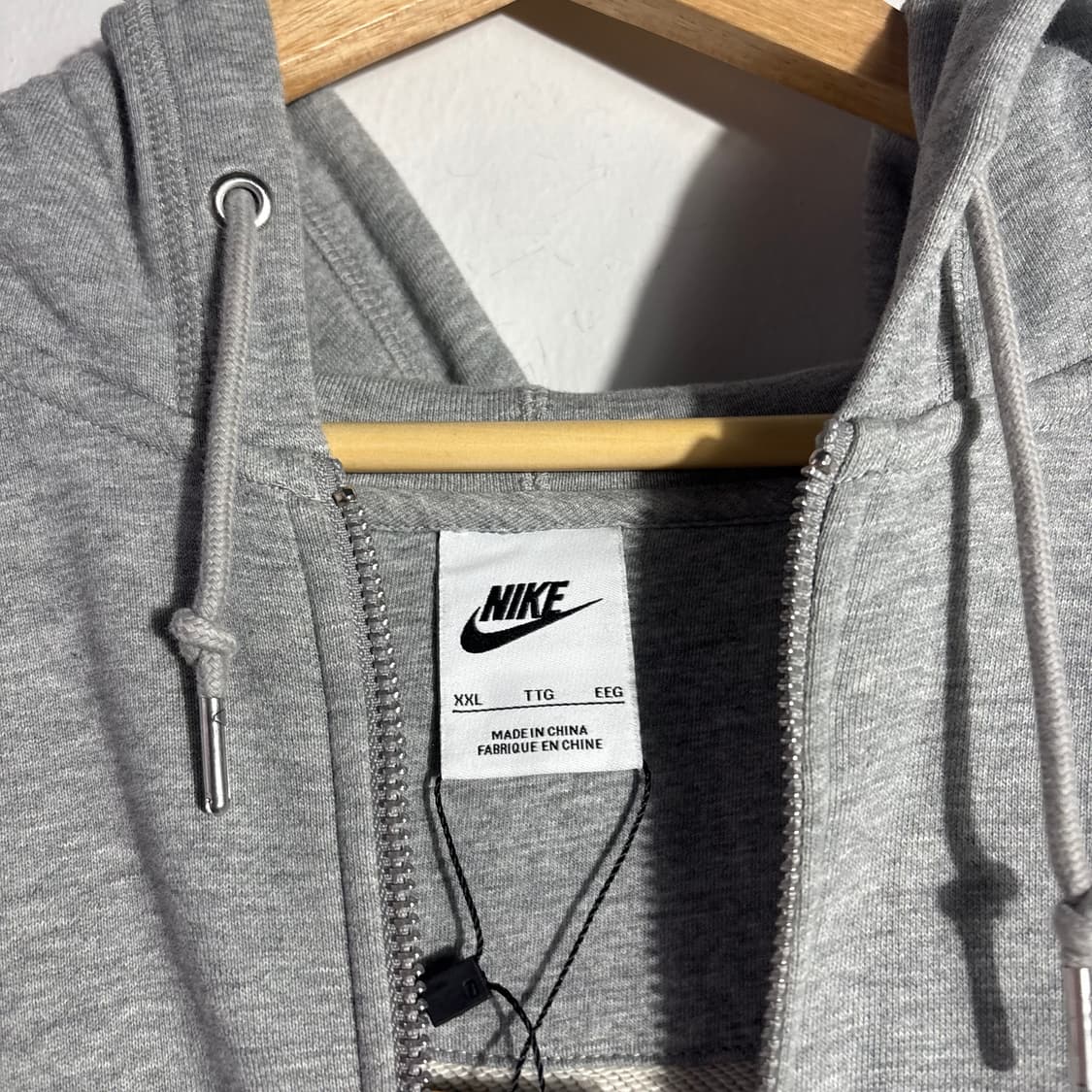 나이키 그레이 스우시 후드집업 (무료배송) 상품이미지3