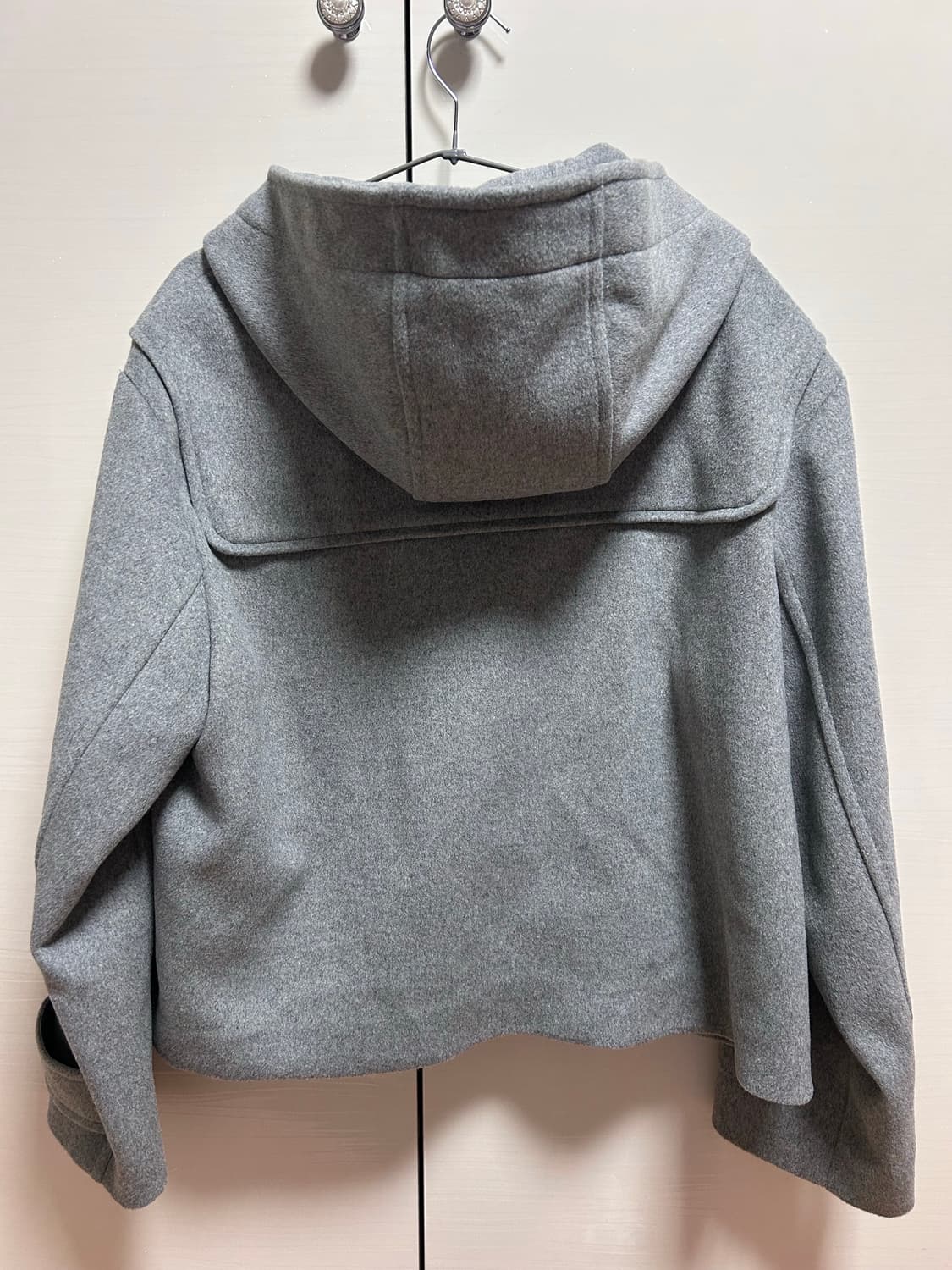 스파오 여성 숏 더플코트 M 회색 상품이미지3