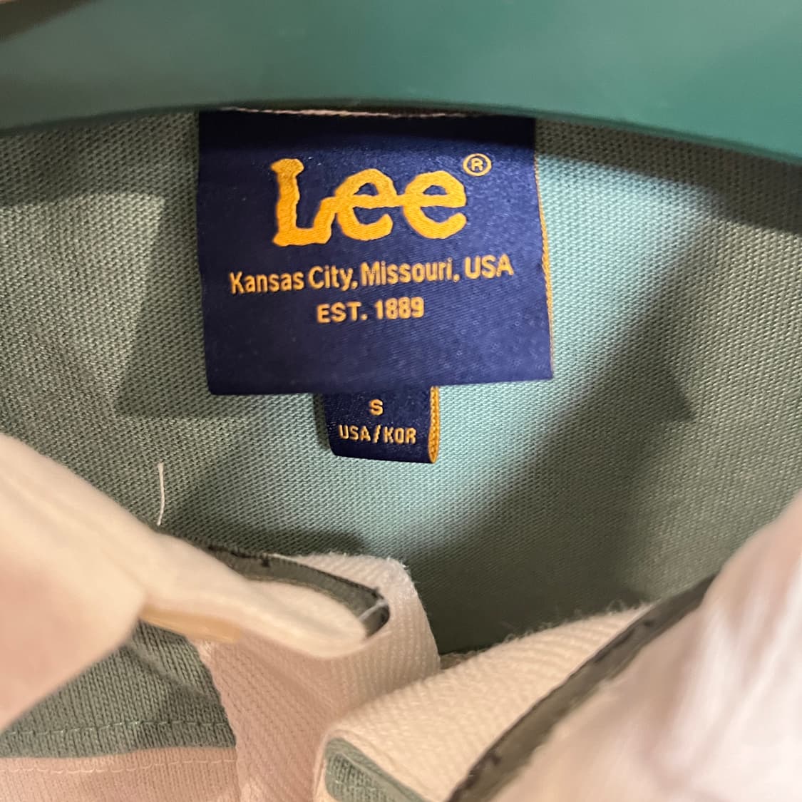 (오버핏 S) 리(Lee) 스트라이프 긴팔 럭비 티셔츠 상품이미지4