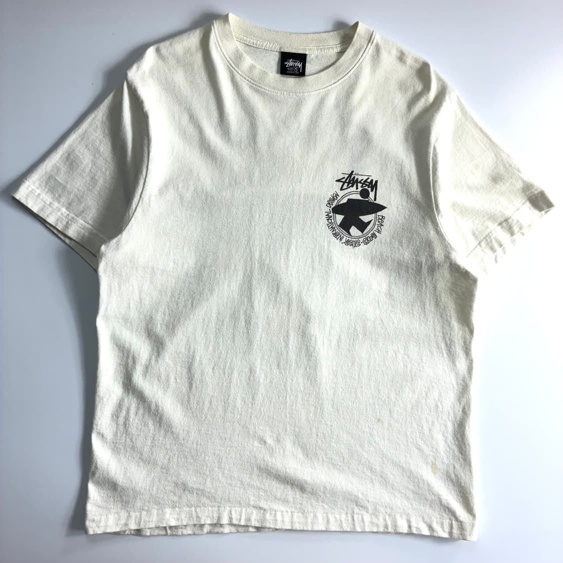 Stussy  스투시 비치 루트 화이트 반팔 티셔츠  상품이미지4