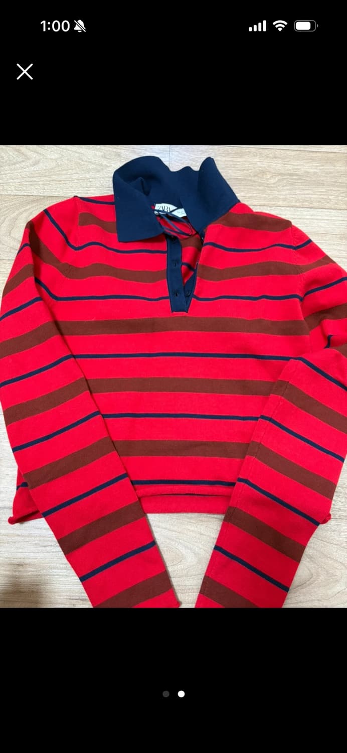 자라 스트라이프 티 상품이미지1