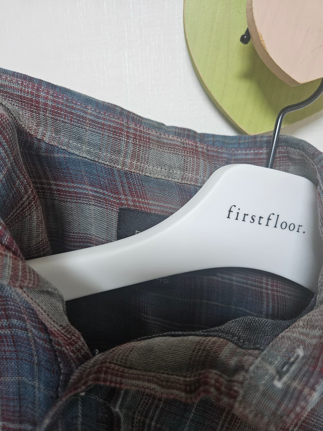 [46] 포커페이스 린넨 체크셔츠 상품이미지5