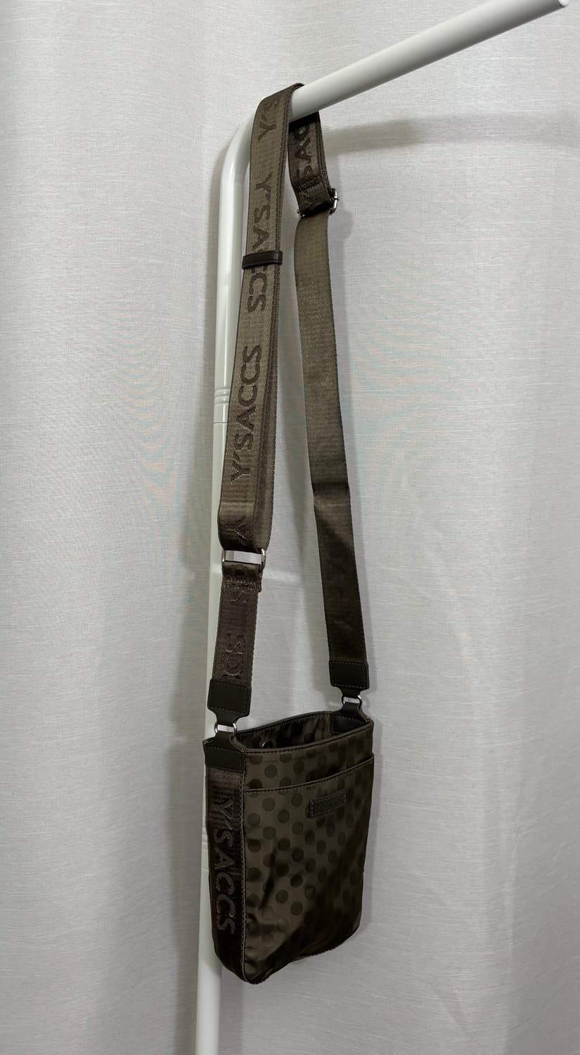 요지야마모토 Y’saccs 미니 포셰트 그레이지 카키 상품이미지1