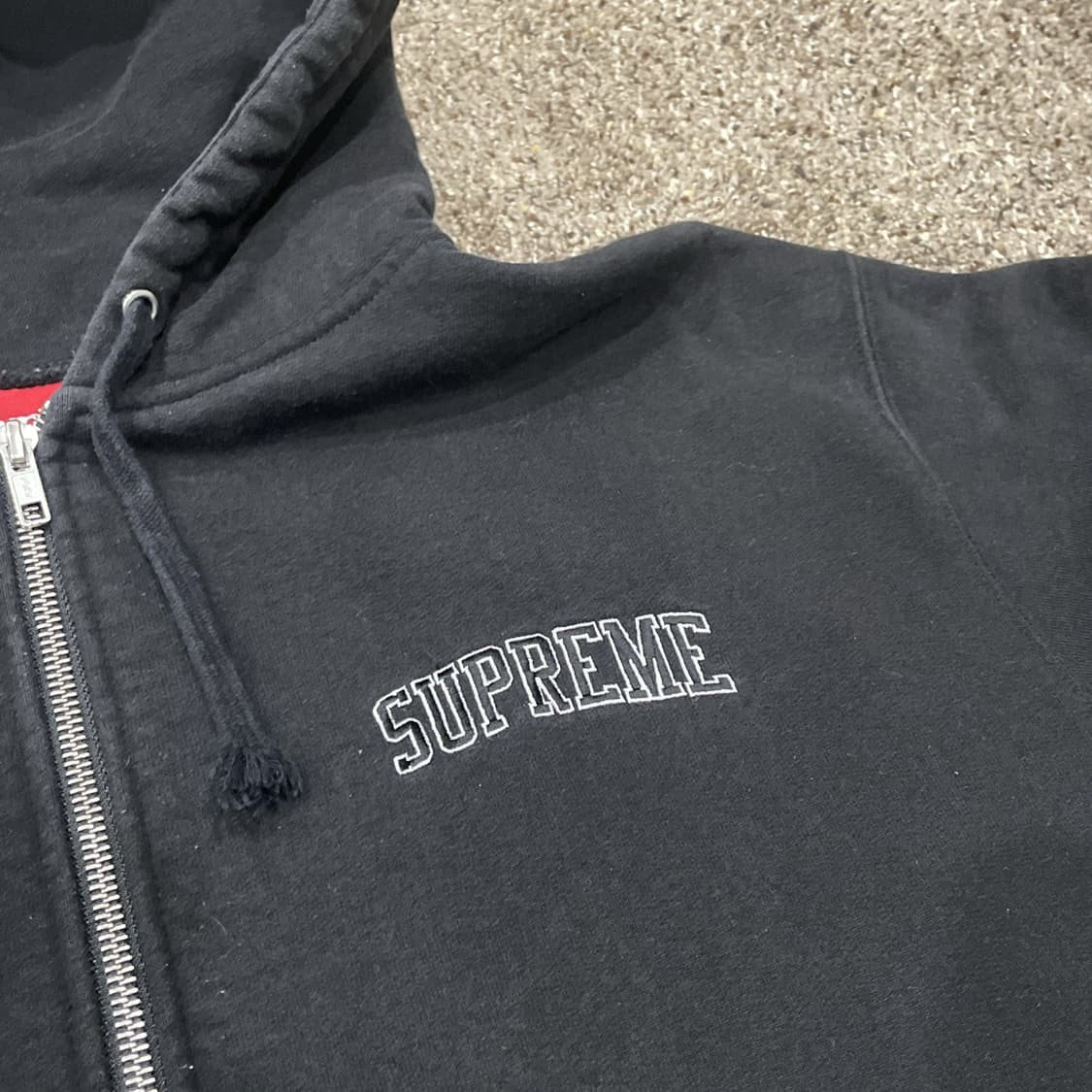 22FW 슈프림 도우보이 후드집업 블랙 상품이미지2