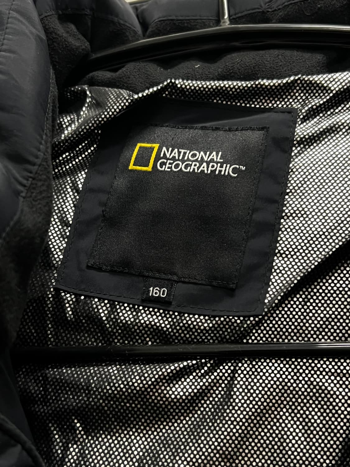 내셔널지오그래픽 키즈/우먼스 구스다운 롱 패딩 자켓 블랙 상품이미지4