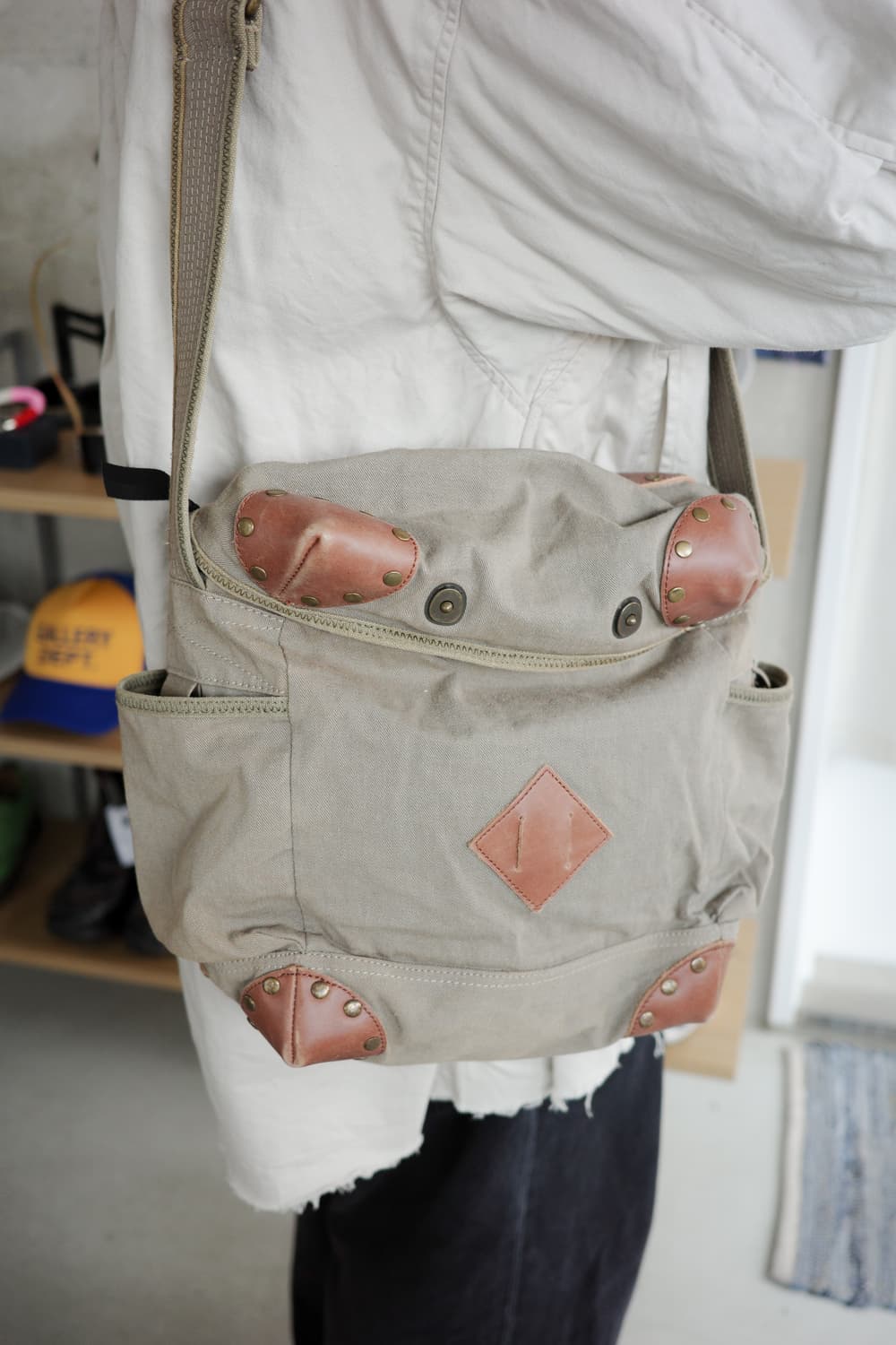 Kapital 캐피탈 코튼 크로스백 상품이미지1