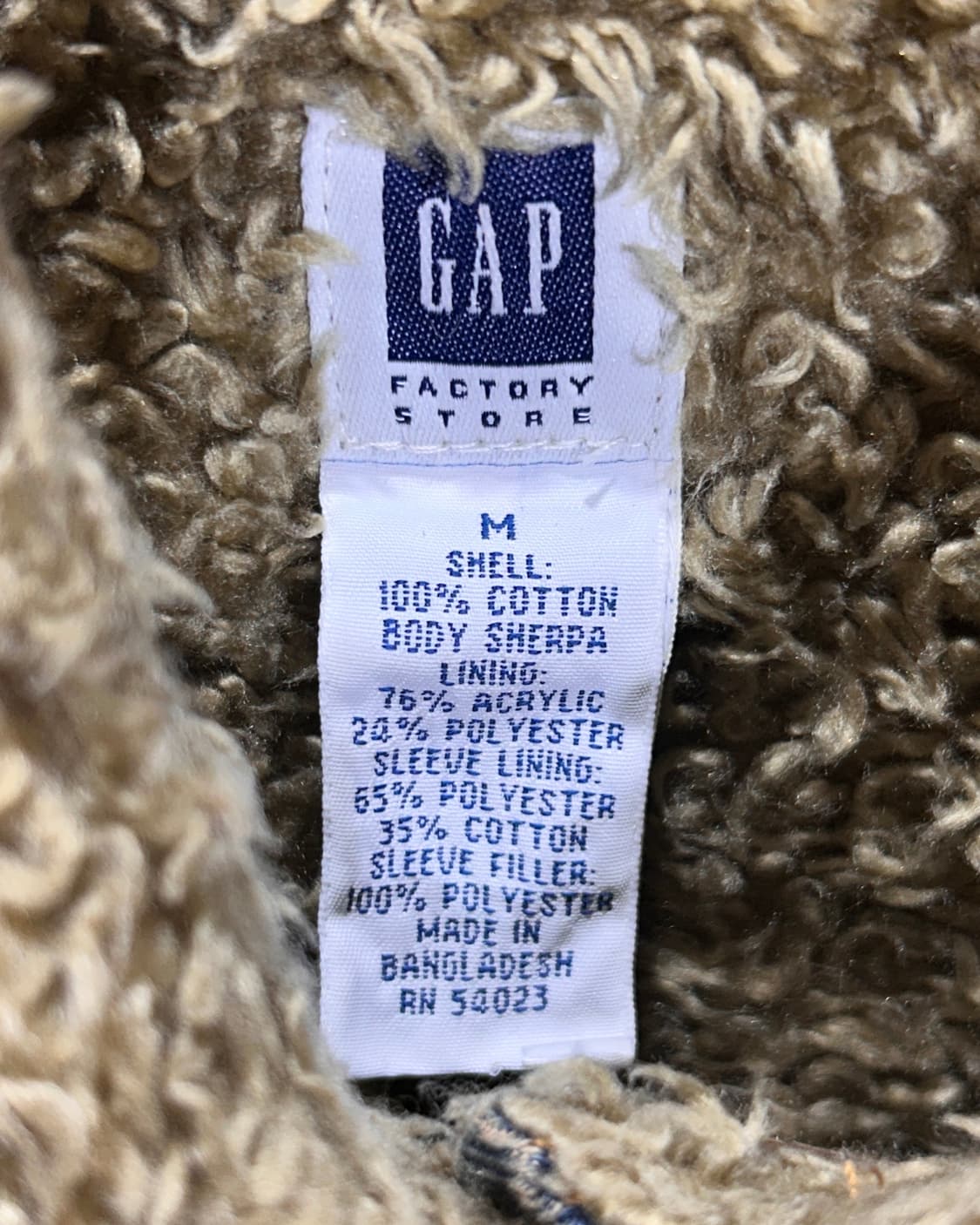 M GAP 갭 쉐르파 워시드 데님 자켓 상품이미지5