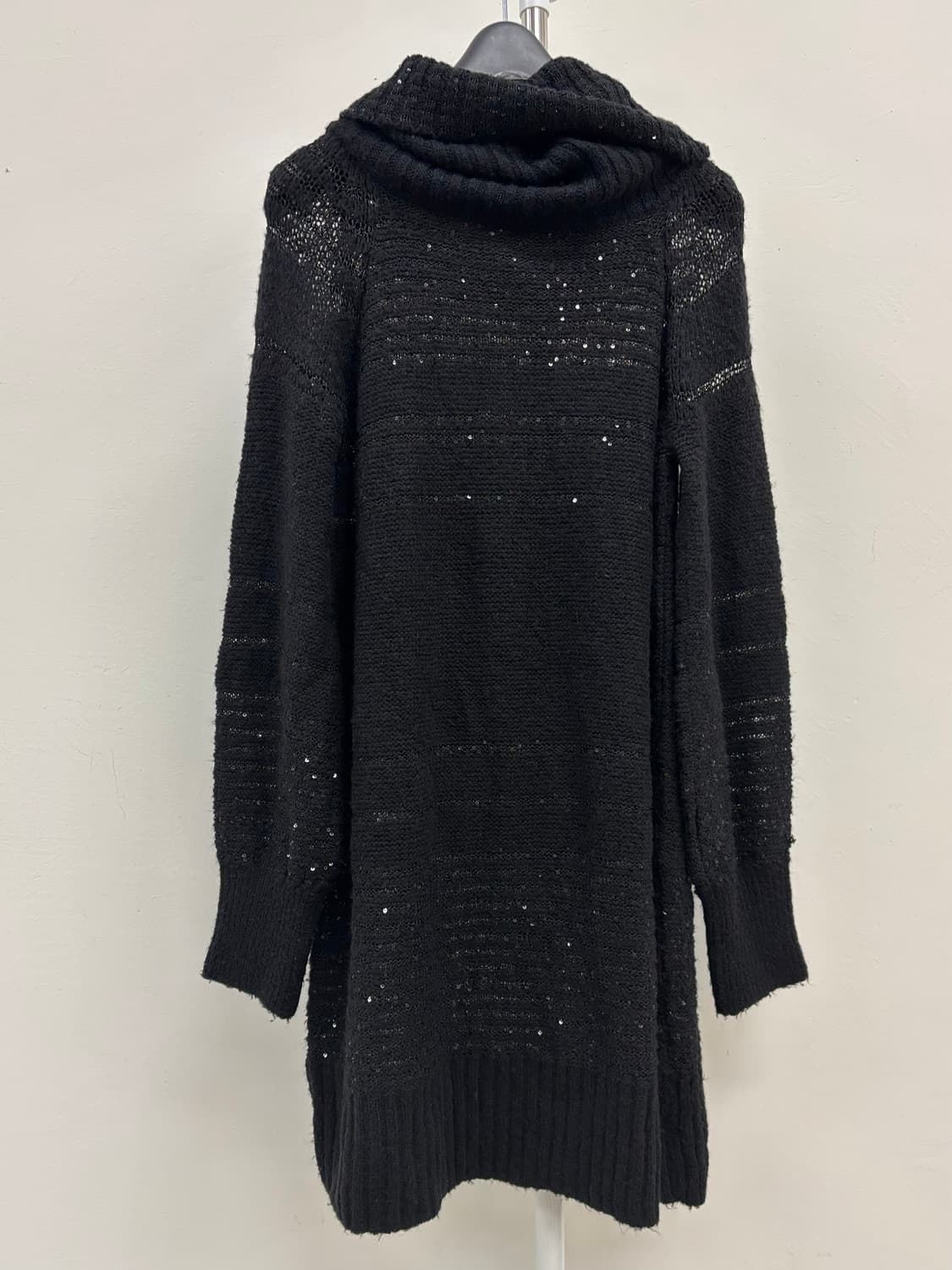 빈티지 블랙 니트 원피스 상품이미지7