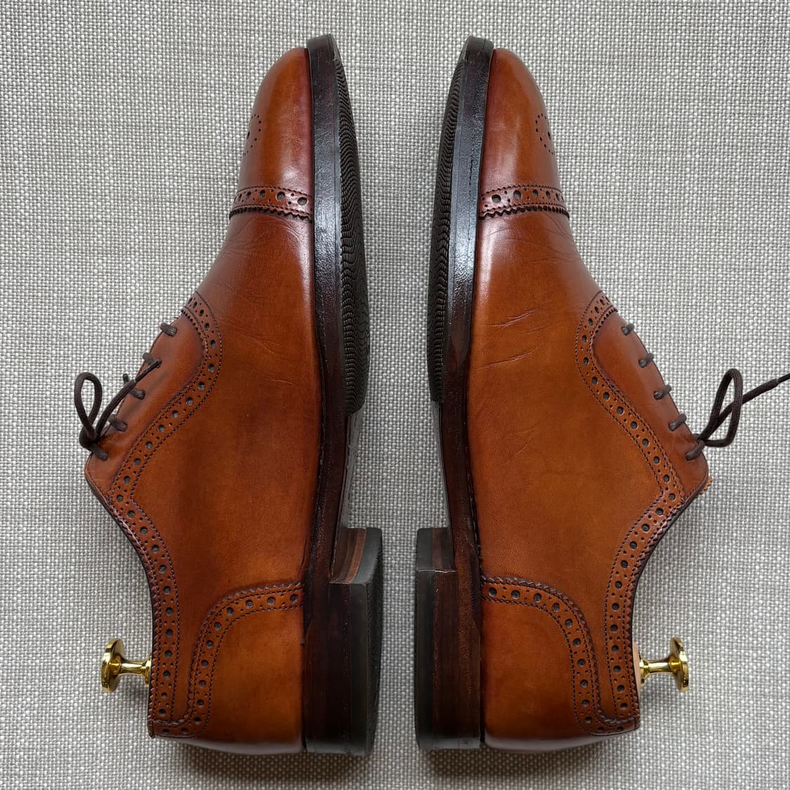 [UK6,250mm] Loake STRAND 마호가니 세미 브로그 슈즈 상품이미지5