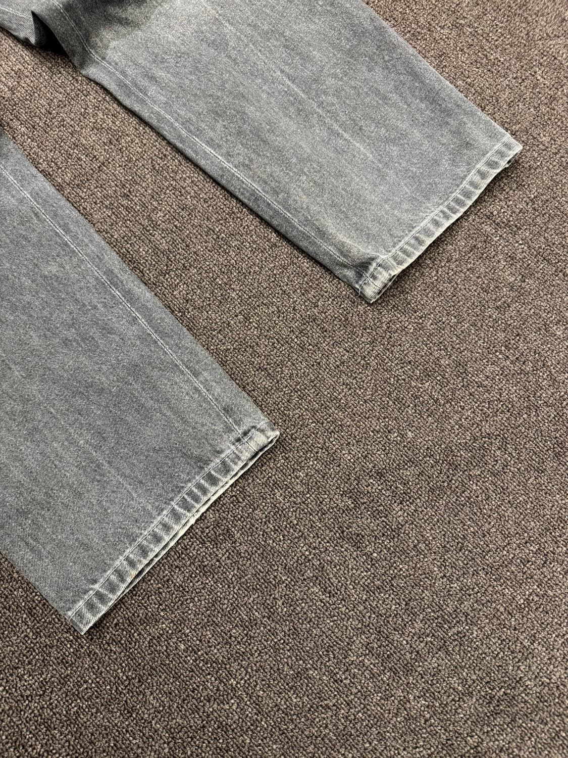 OS)Japanese vintage 포켓 자수 여성 흑청데님 상품이미지7