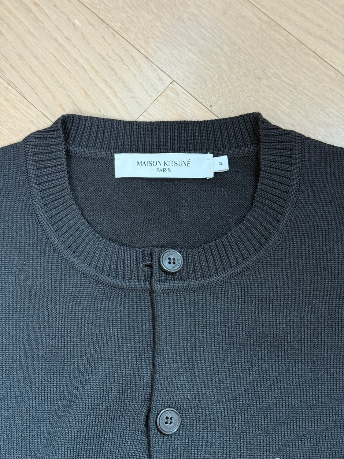 메종키츠네 가디건(Black) 상품이미지2
