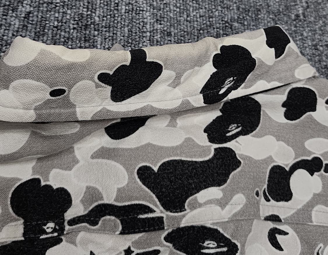 베이프 비지웍스 카모플라쥬 패턴 버튼 셔츠 L 상품이미지7