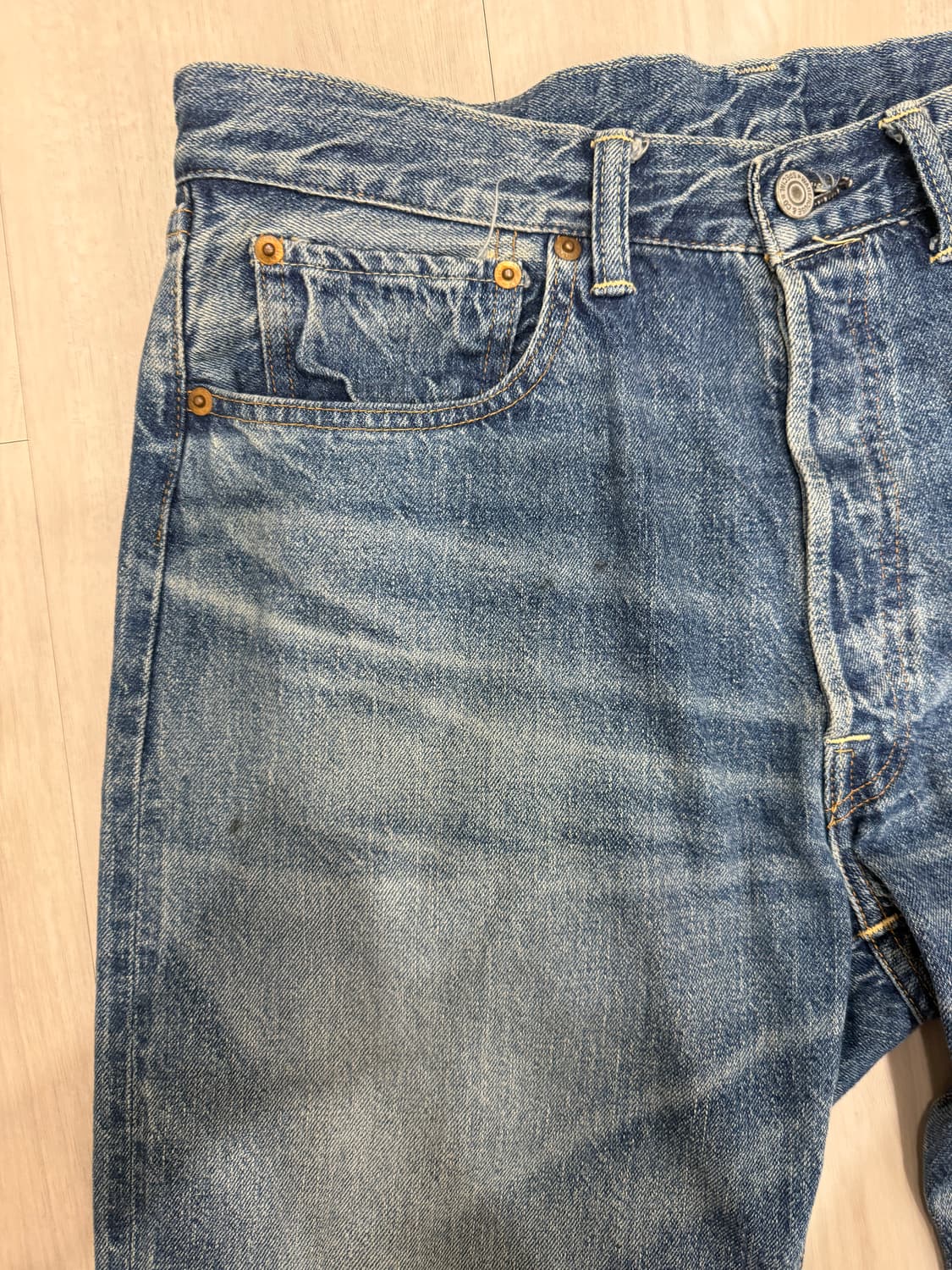 웨어하우스 Lot 1101 2nd-Hand 라이트인디고 34 상품이미지4