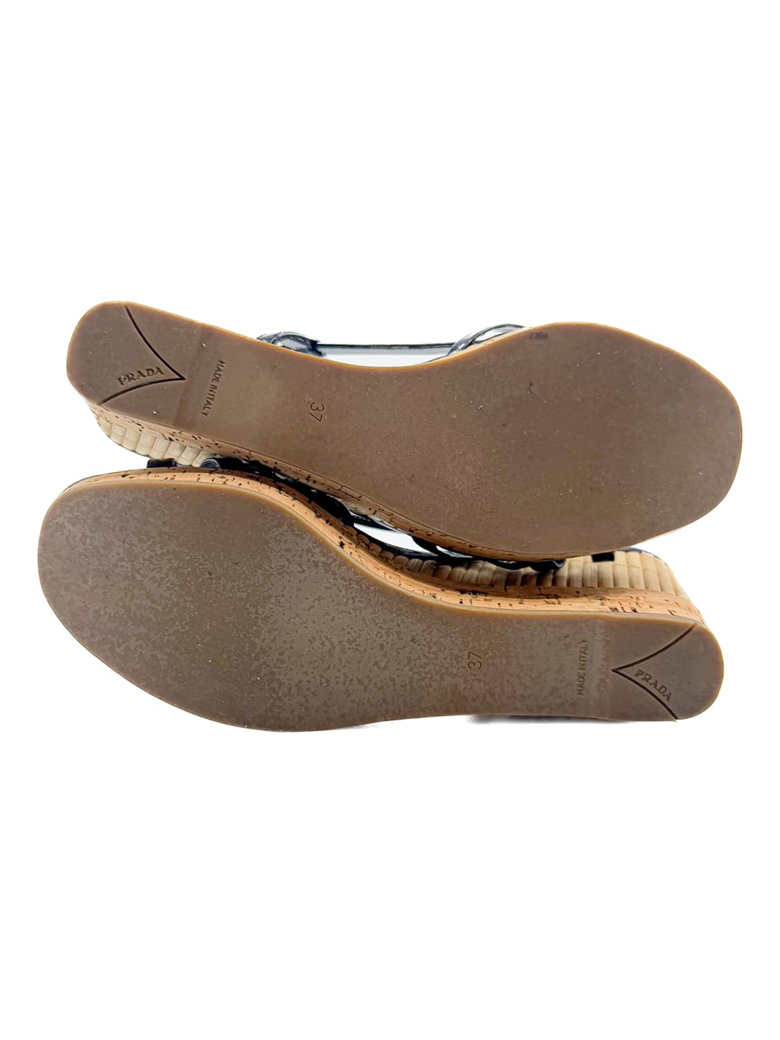Prada Bamboo Wedge Sandals / 37 상품이미지8