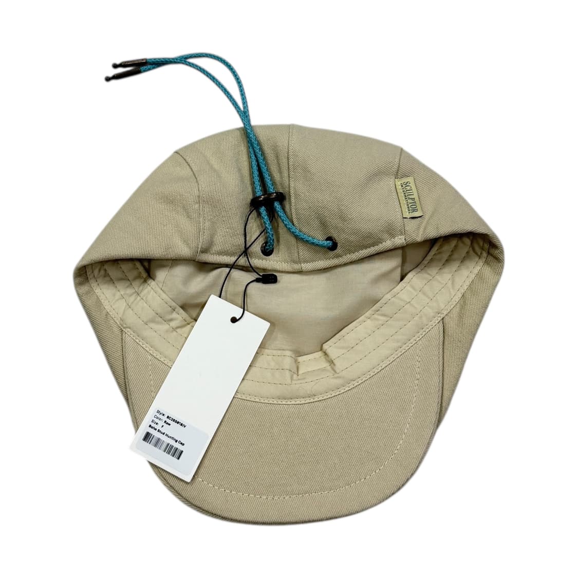 스컬프터 보호 스터드 헌팅캡 모자 베이지 상품이미지3