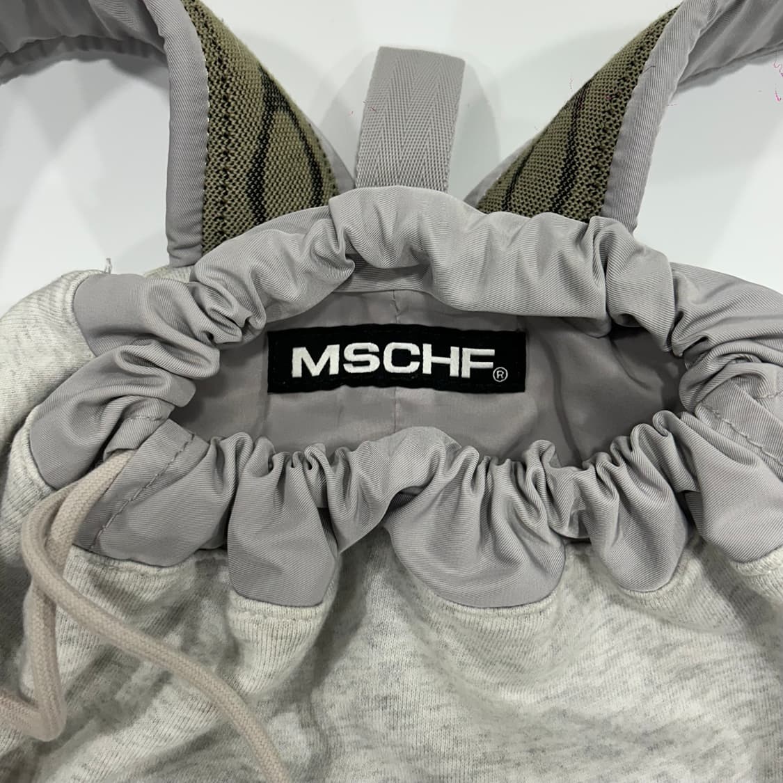 Mischief 미스치프 멜란지그레이 더플 스트링 백팩 상품이미지6