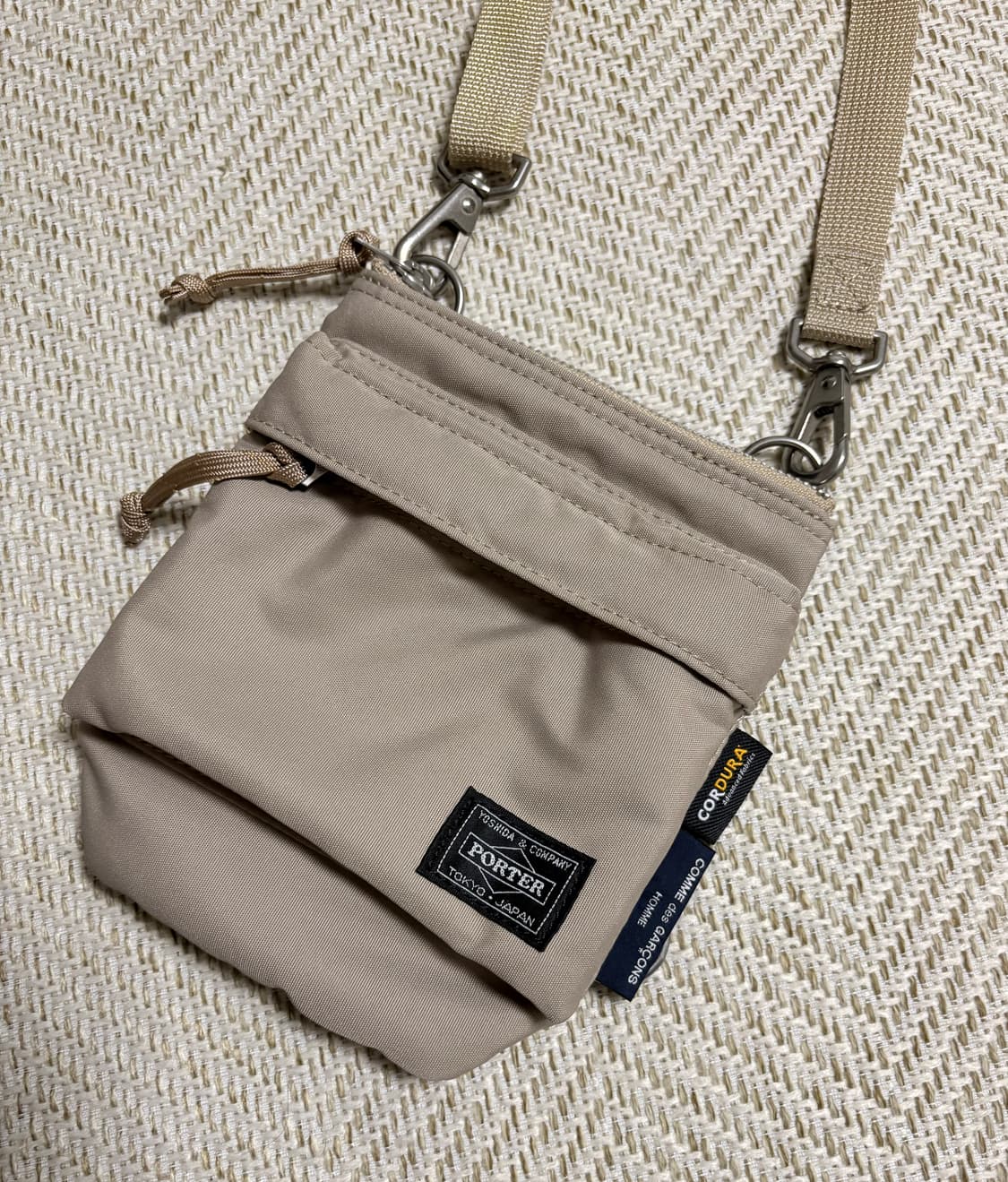 요시다포터 x 꼼데가르송 한정판 크로스백 상품이미지2