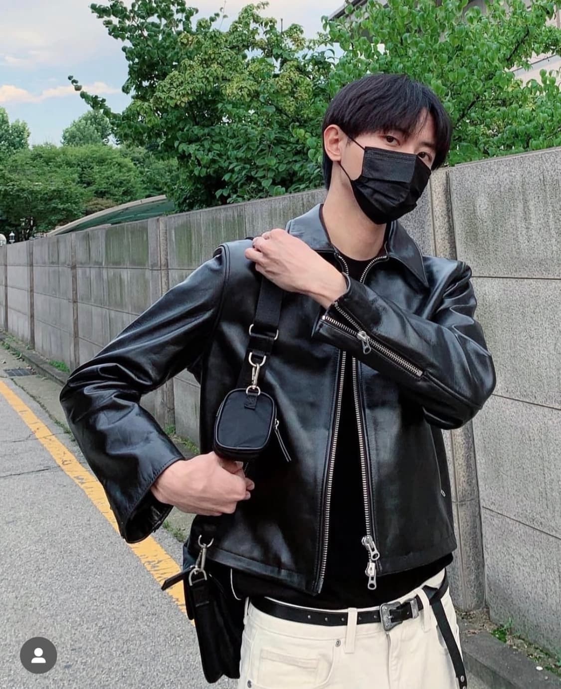 토니웩 카프레더 가죽자켓(주우재 착용) L사이즈 판매합니다 상품이미지1