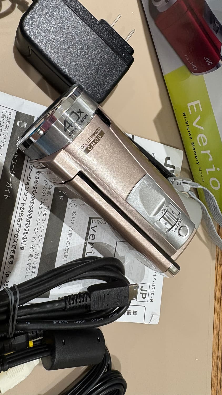 에스파 카리나 JVC GZ-E600 빈티지 캠코더 레트로  상품이미지2