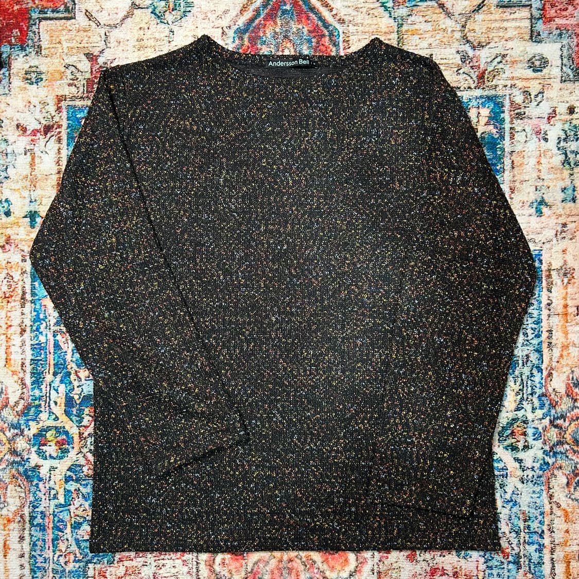 [L] 앤더슨벨 런던 보트넥 풀오버 니트 상품이미지1