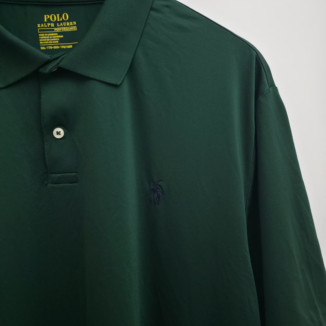 [XXL] 폴로 랄프로렌 퍼포먼스 기능성 반팔 카라티 그린 상품이미지4