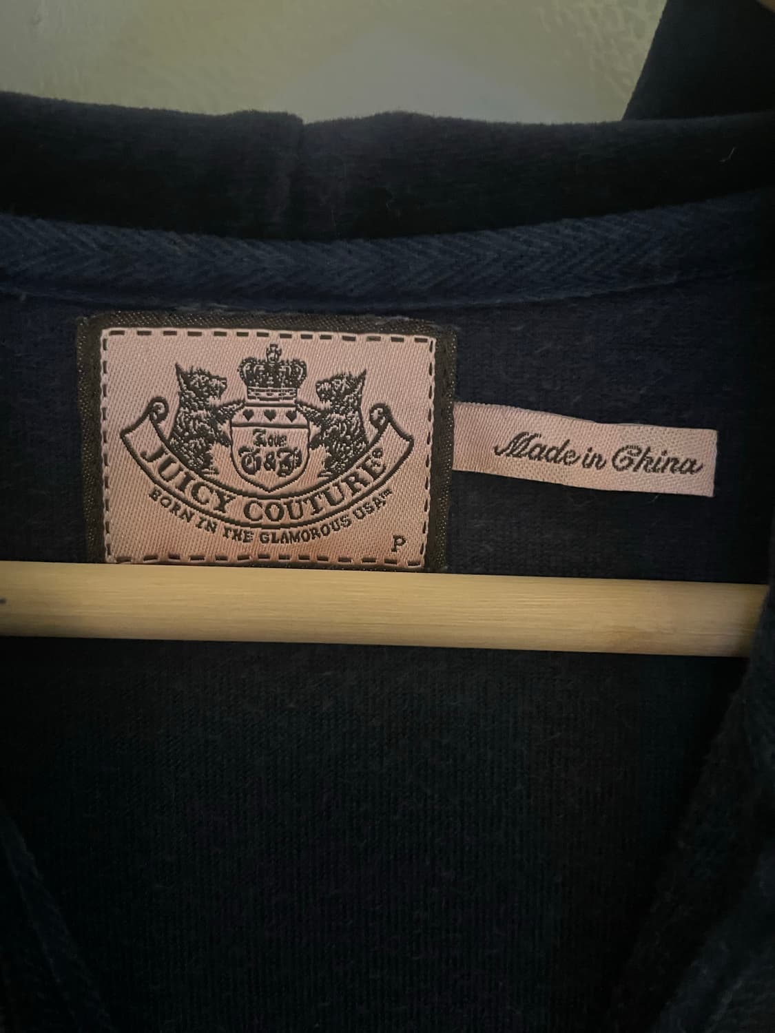 쥬시꾸뛰르 Y2K 벨벳 트랙 후드집업 팬츠 셋업 상품이미지7