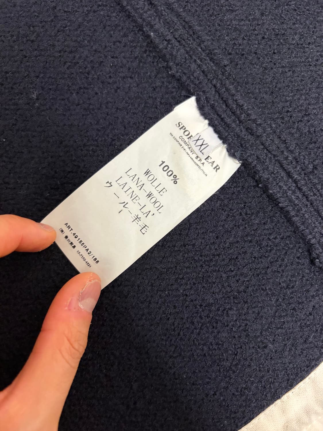 스톤아일랜드 aw08 더블 브레스트 wool pea coat 상품이미지3