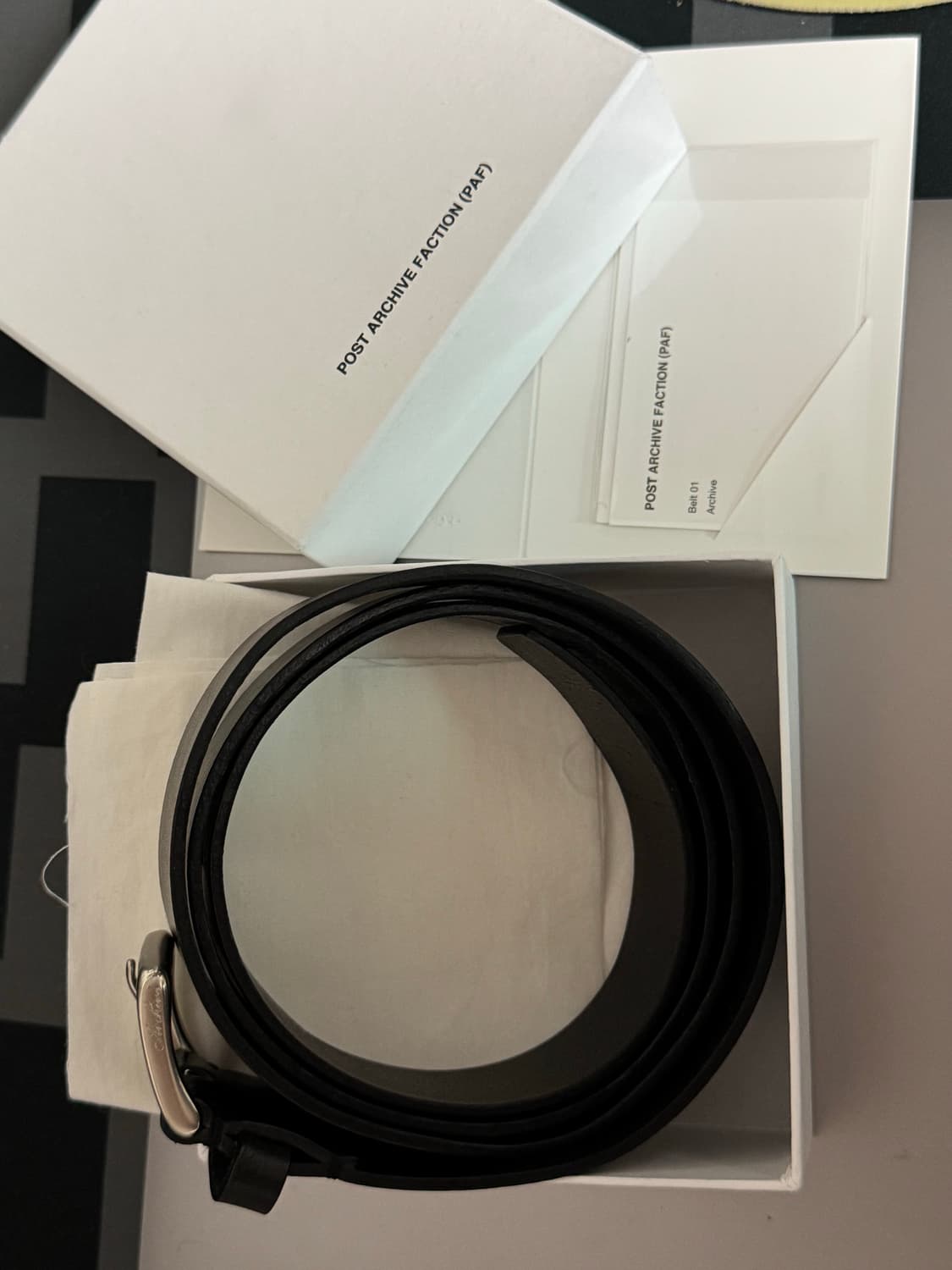 포스트아카이브팩션 벨트 01 블랙 L/XL 상품이미지3