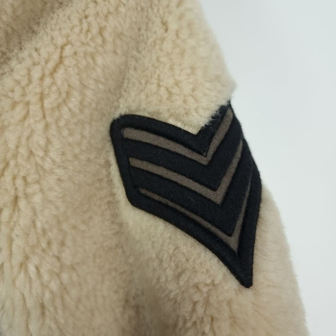 [써스데이아일랜드] 리얼 램스킨 후리스 소매 라이더 자켓 M18668 상품이미지6