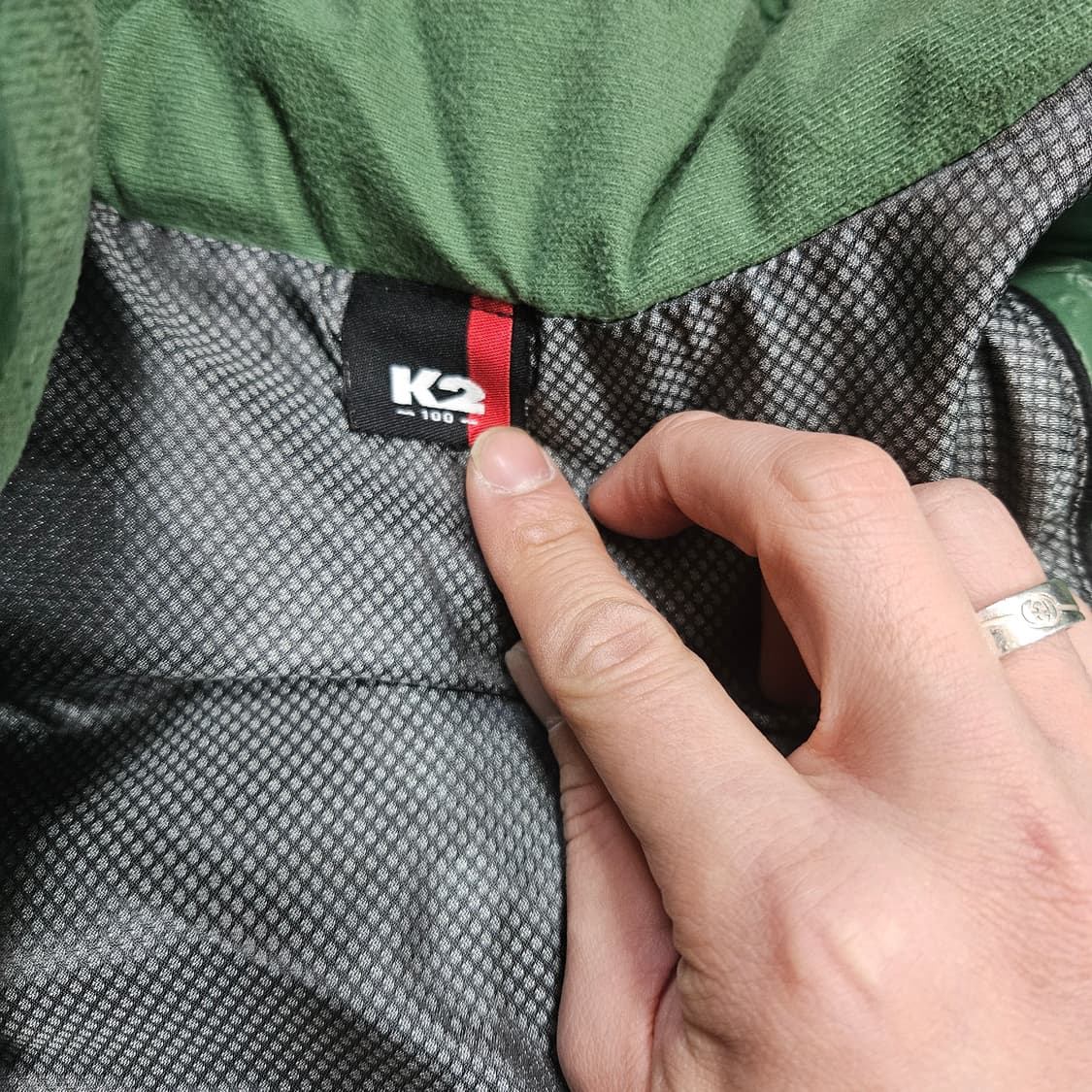 케이투(K2) ACT by K2 센터로고 거위털 경량패딩 100 상품이미지7