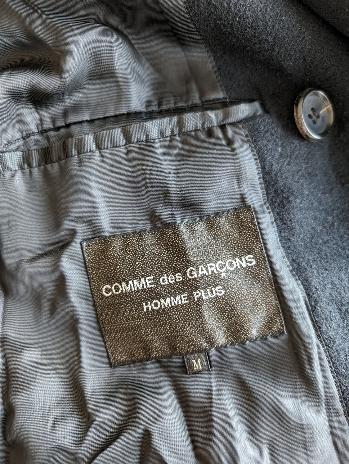 꼼데가르송 옴므플러스 비대칭 코트 M 상품이미지3