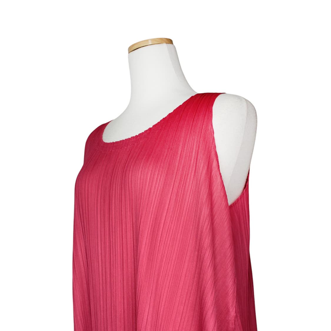 플리츠플리즈 푸시아핑크 나시 롱원피스 3 상품이미지4