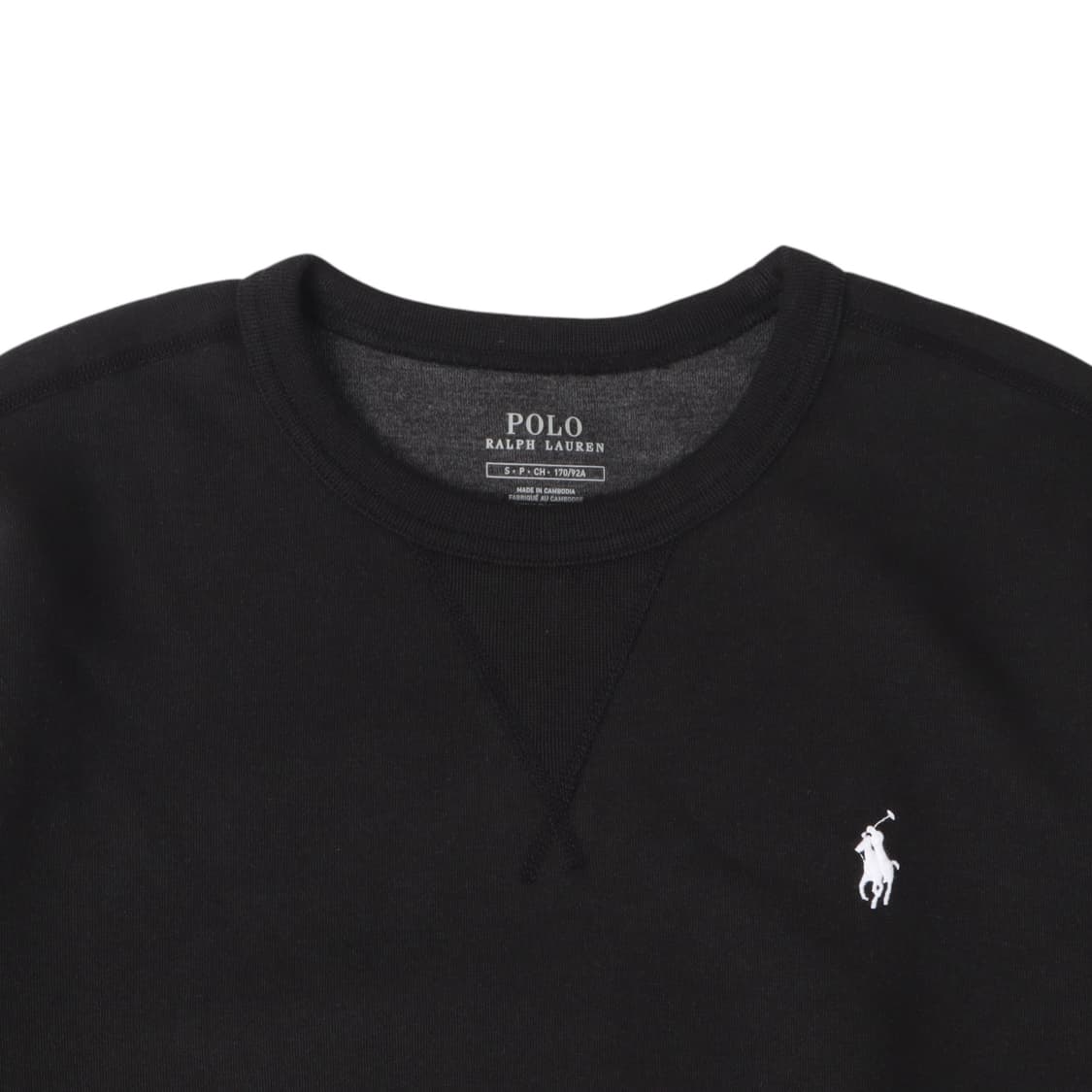 폴로 랄프로렌 블랙 코튼 폴리 스웻셔츠 맨투맨 상품이미지2
