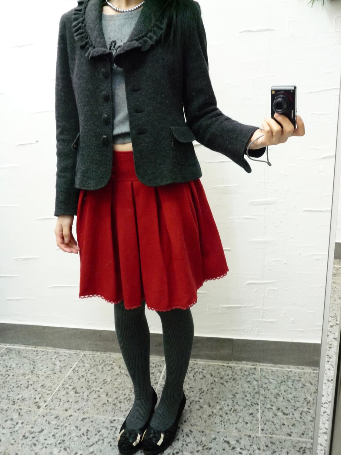 ruffle collar coat 상품이미지3