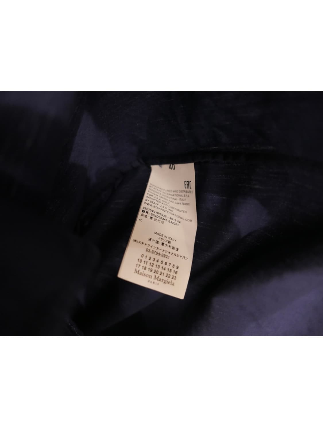 마르지엘라 백스티치 포켓 셔츠 상품이미지5