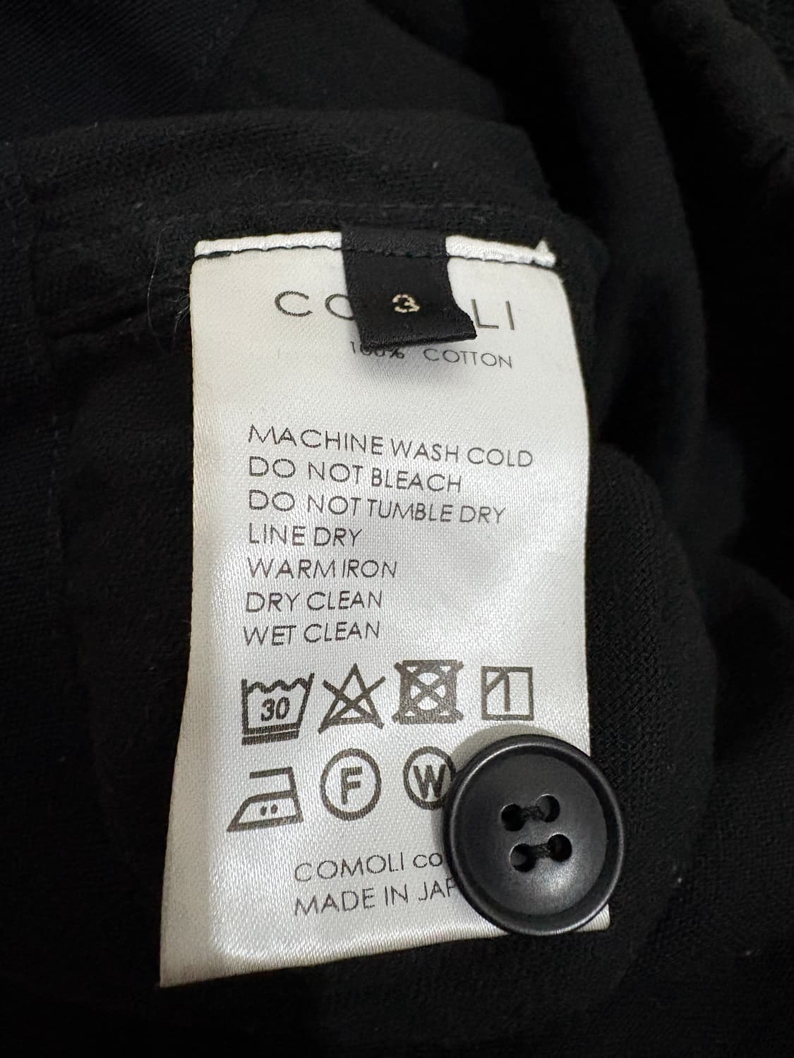 코모리 comoli / 23SS 에어 스펀 옥스포드 카고 팬츠 / 3 상품이미지7