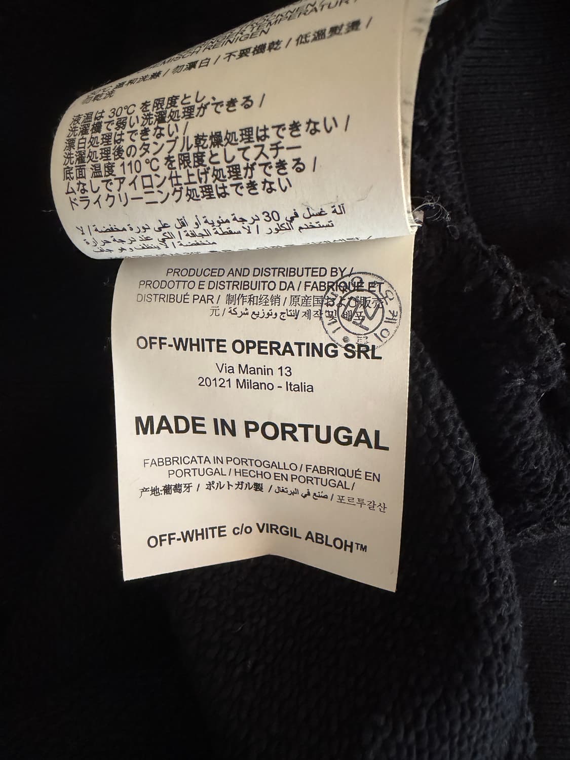 Off White 19FW ruined factory 후드 L 상품이미지5