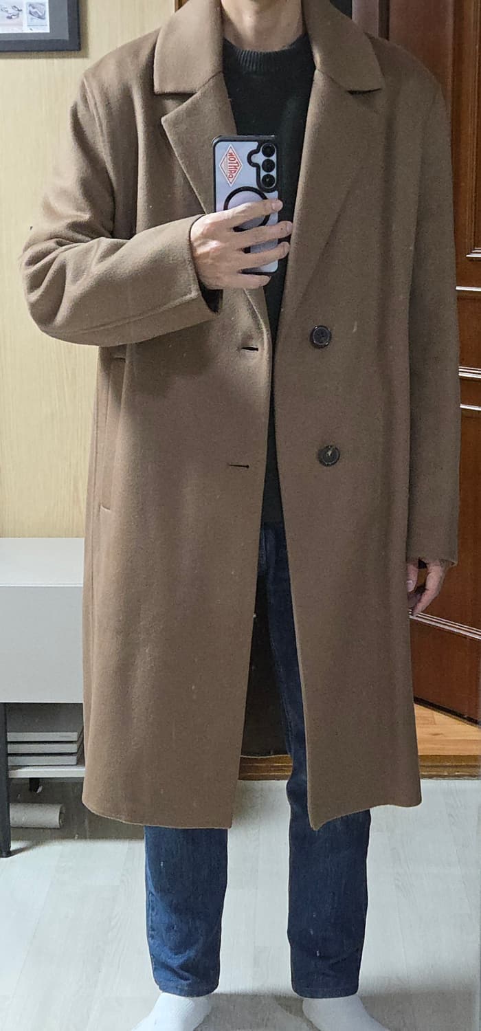(착샷) 솔리드옴므 캐시미어 100  코트  상품이미지8