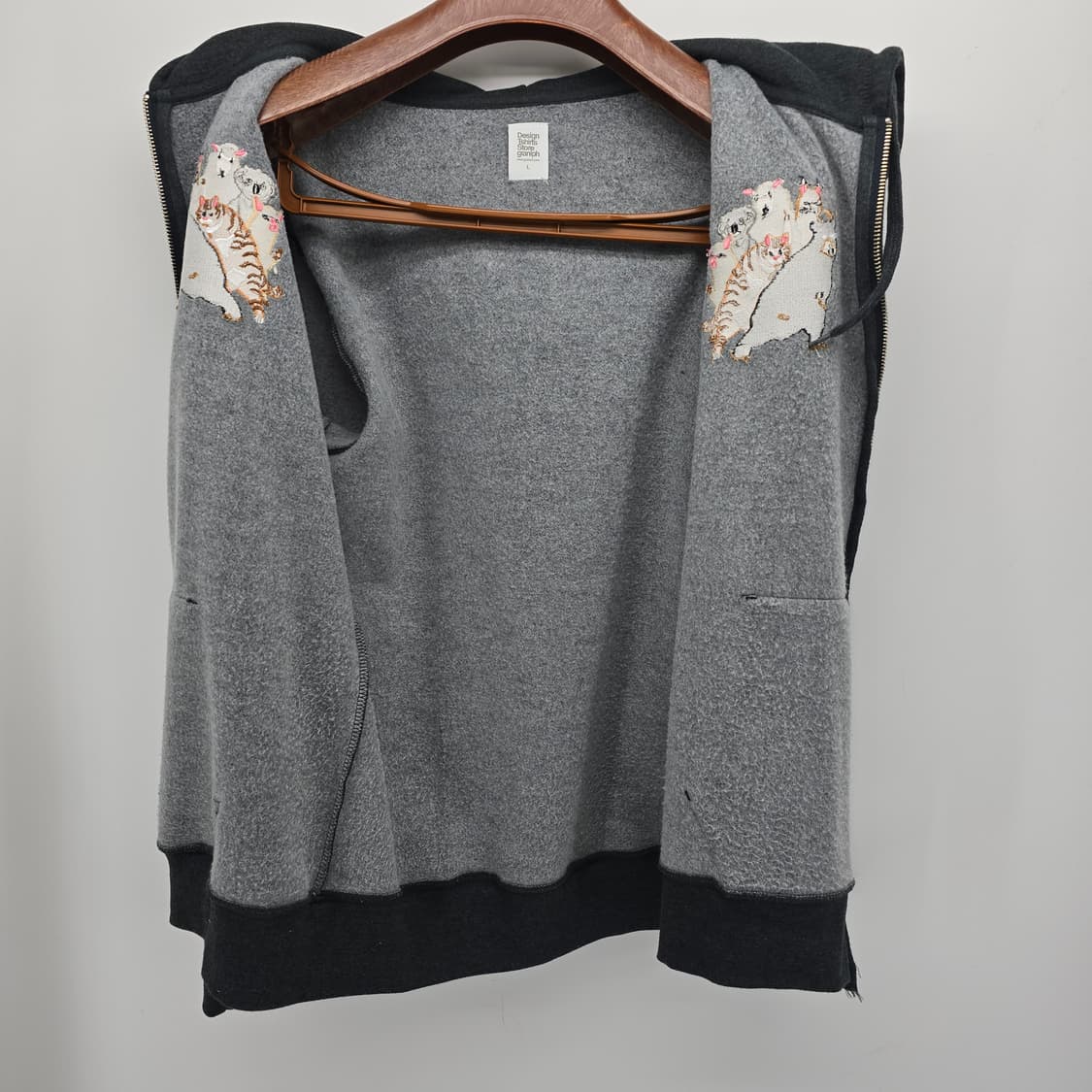 graniph 애니멀 자수 후드집업 상품이미지10