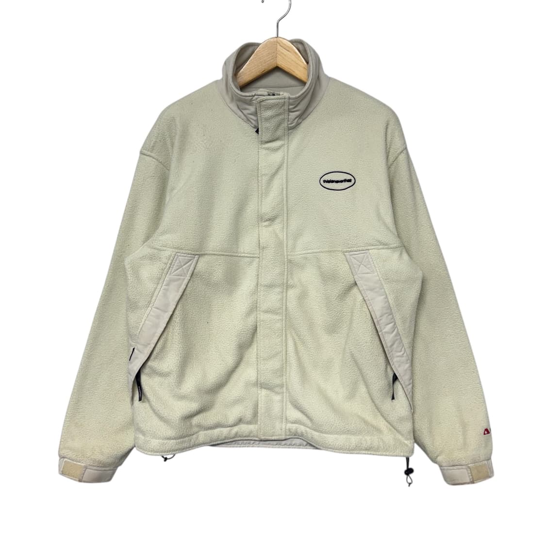 디스이즈네버댓 백로고 후리스 집업 상품이미지3