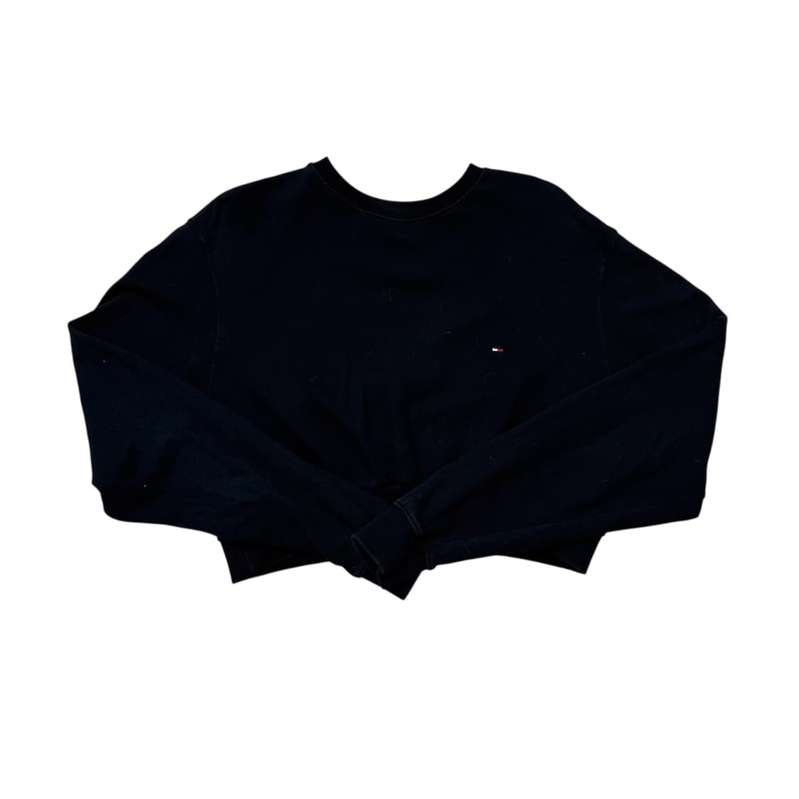 타미힐피거 크롭 맨투맨 상품이미지1