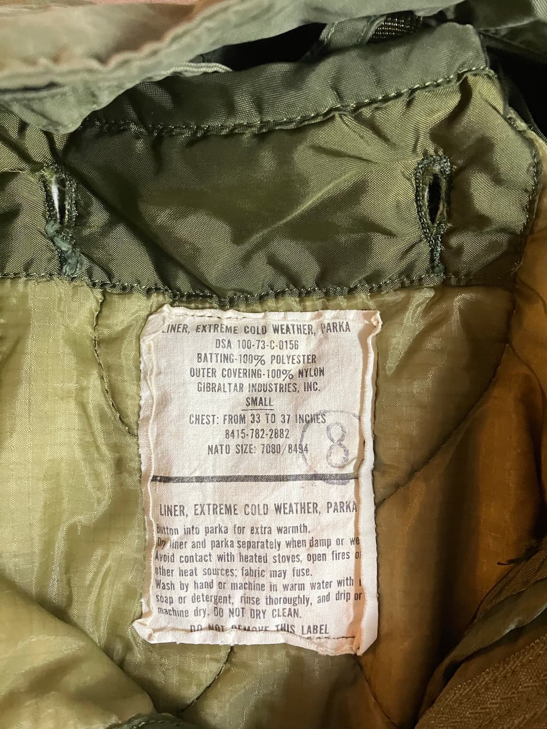 오리지널 M65 피쉬테일 파카 S 상품이미지4