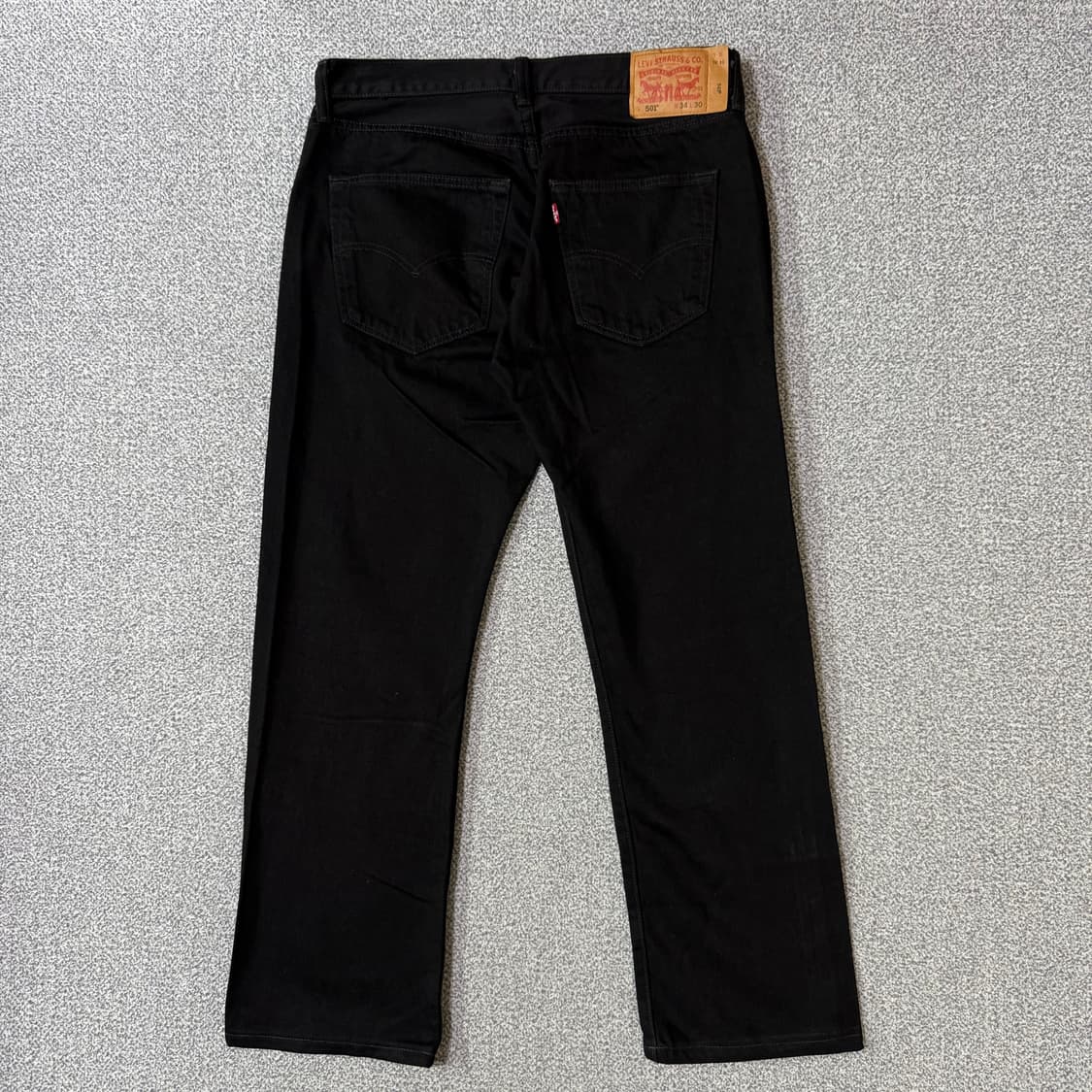 리바이스 501 검정 데님 34 상품이미지1