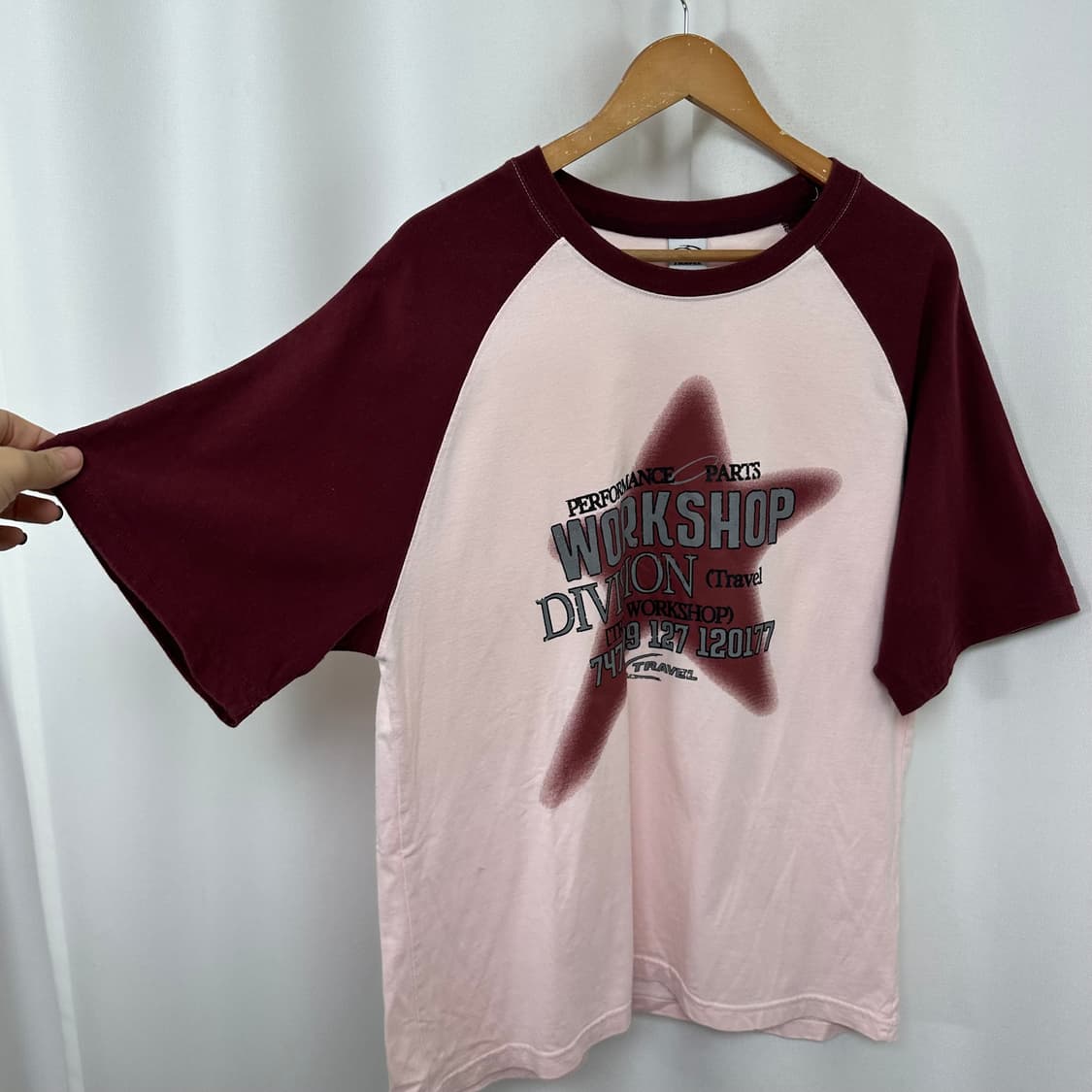   TRAVEL 여자 면100% 별 반팔티 L  상품이미지4